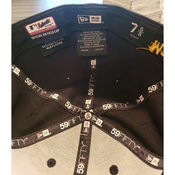 Pittsburgh Pirates Hat New Era 59Fifty Size 7 5/8 Official On Field Cap Fitted - Picture 7 of 7